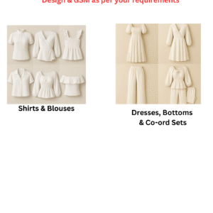 On-Demand Women's Clothing - Tops & Shirts - With Cotton Crinkle Lycra