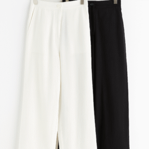 Premium Linen-Cotton Wide-Leg Pants – Breathable & Elegant Everyday Wear
